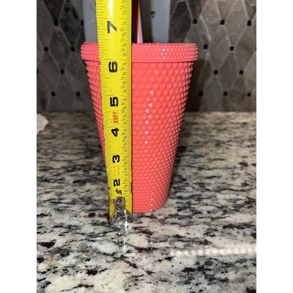 Starbucks Dragon Fruit Pink Studded Tumbler Grande 16 Oz Cold Cup 2022 - Picture 10 of 11